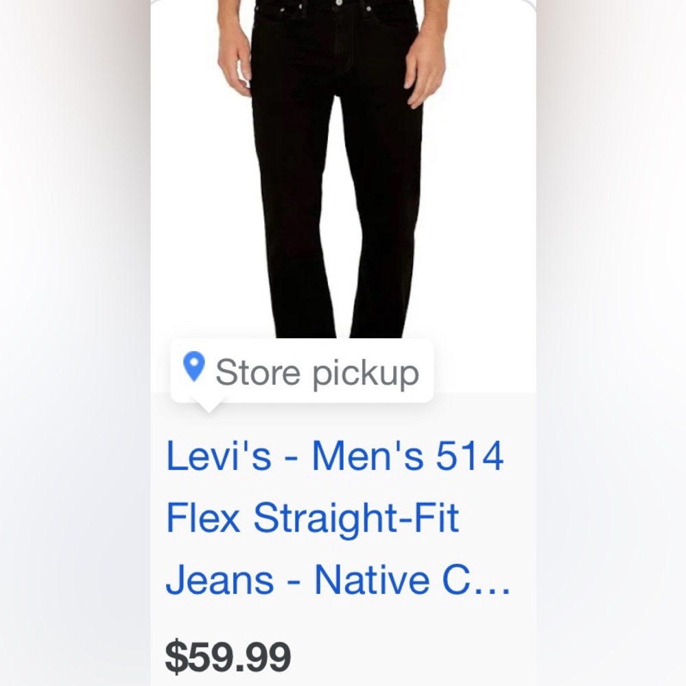 Men’s Levi Strauss jeans